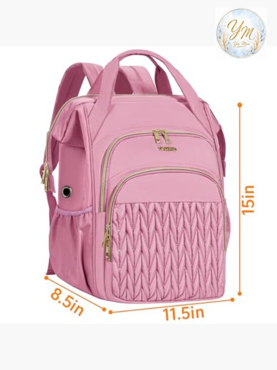 Large Crochet Backpack Yarn Storage Organizer with Grommets main image 4